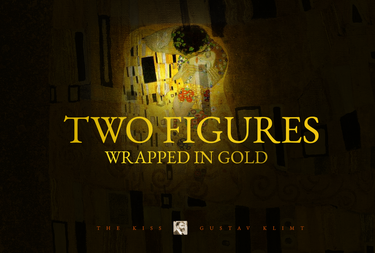 Two Figures Wrapped in Gold Two Figures Wrapped in Gold