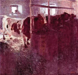 Cows in the Barn