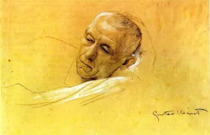 Head of a Recumbent Man, Supporting Himself